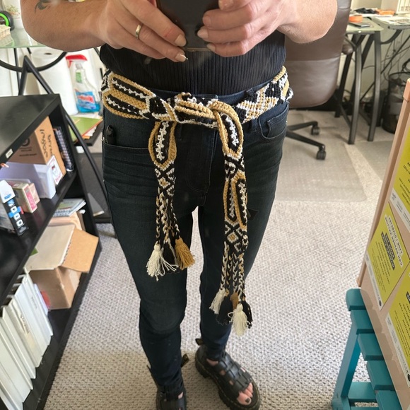 NWOT Free People belt - Bohemian tassel wrap belt - Picture 3 of 7